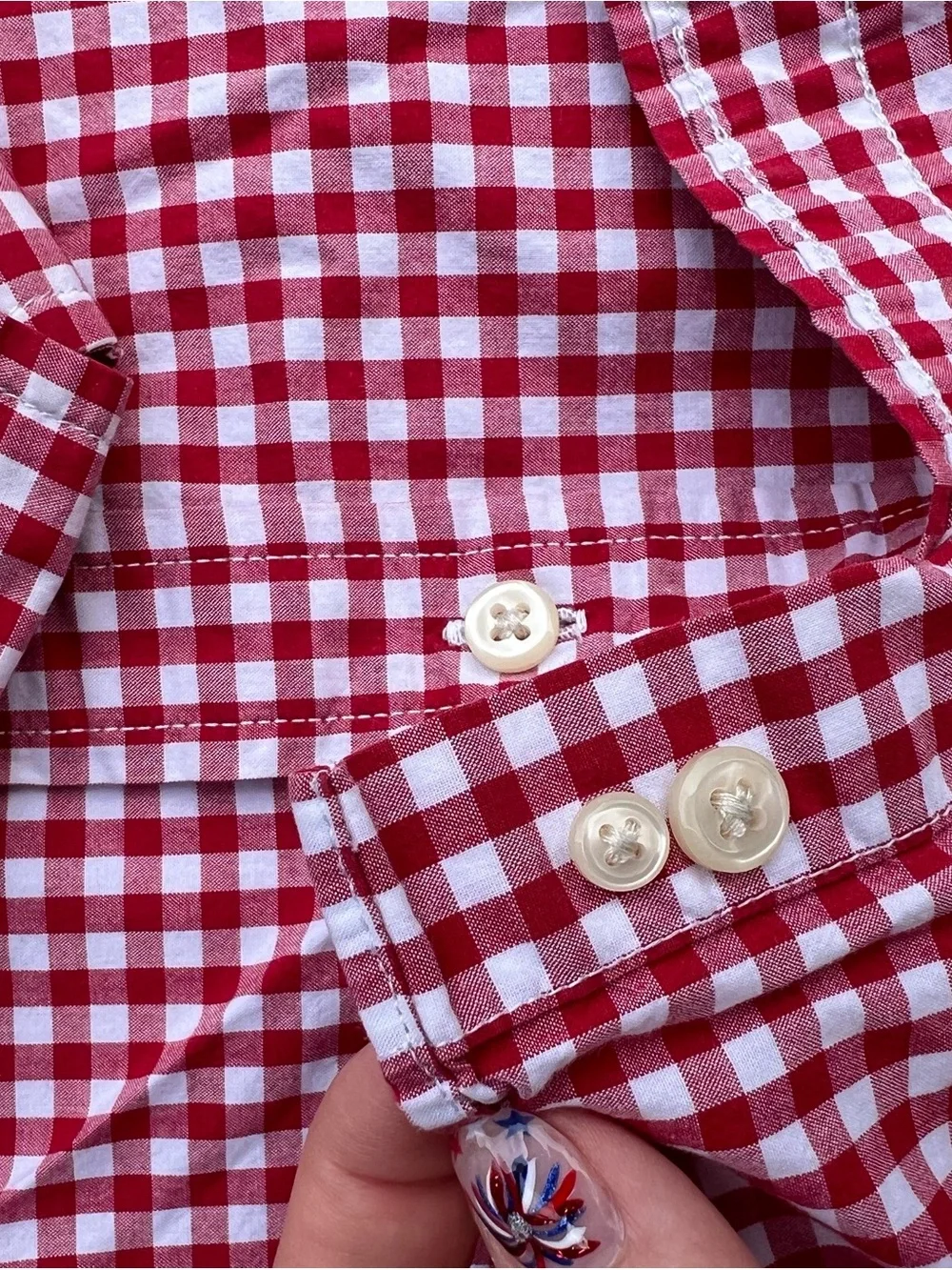 Polo by Ralph Lauren Red Gingham Button-Down Shirt - Boys L 14/16
